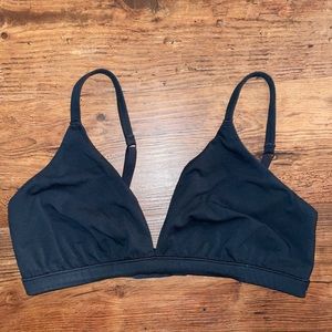 Skims cotton triangle bralette